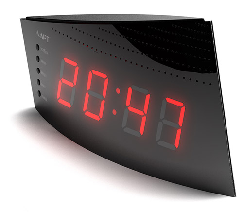 часы будильник промышленный дизайн