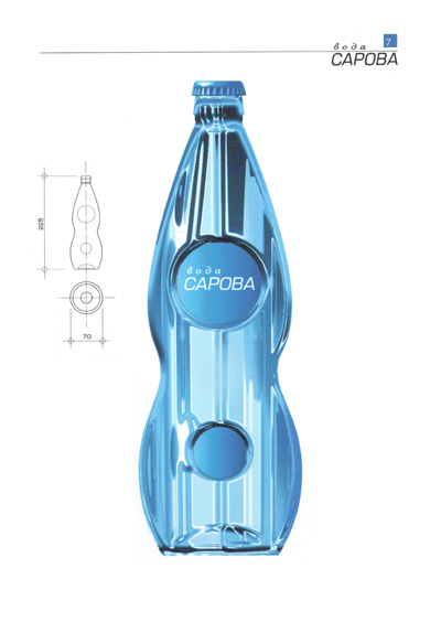 дизайн бутылки минеральной воды